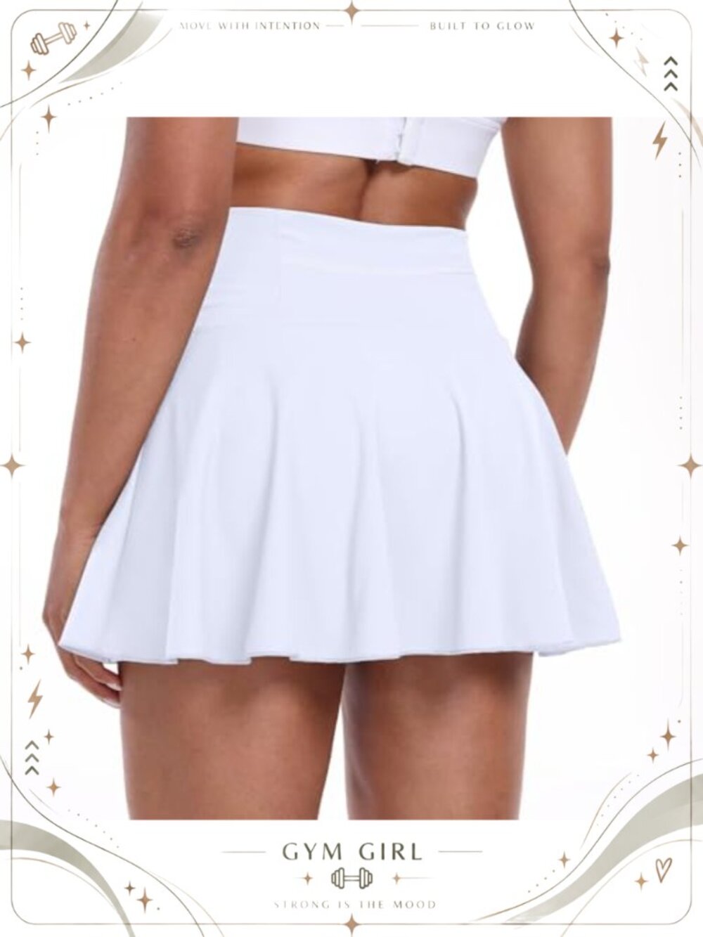 High Waisted Pleated Mini Skort with Pockets for Women Tennis Golf
